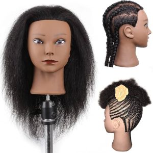 Mannequin Head With 100% Human Hair Mannequin Training Head Can Be Perm