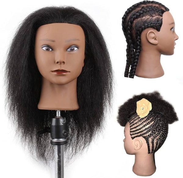 Mannequin Head With 100% Human Hair Mannequin Training Head Can Be Perm