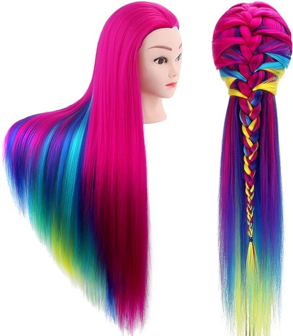 Mannequin Head with Hair, Mcwdoit 28" Hair Mannequin Manikin Head