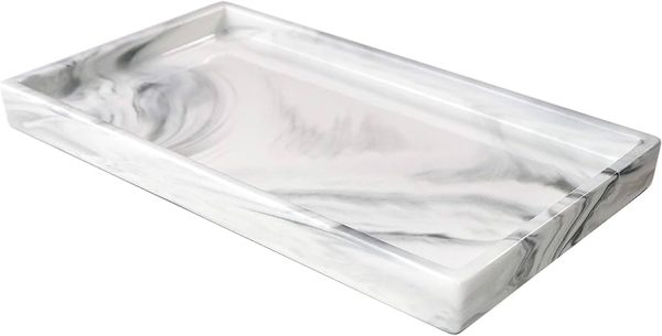 Marble Ceramic Decorative Tray Jewelry Counter Storage Organizer