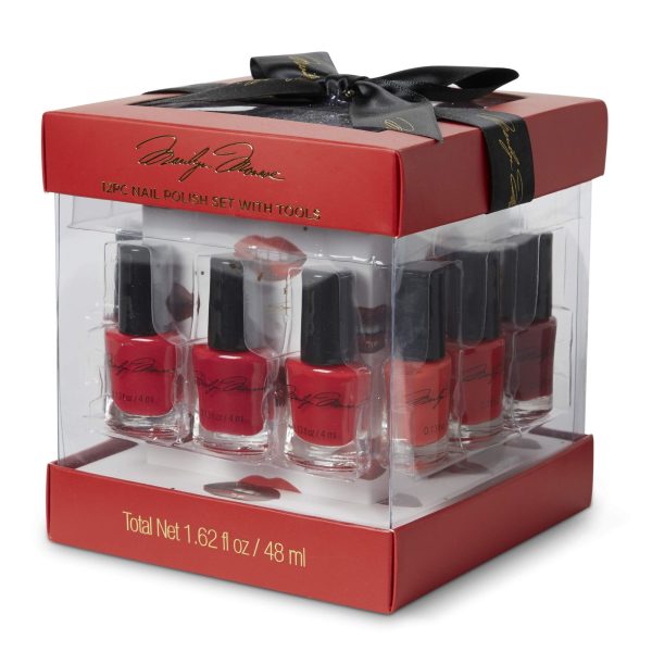 Marilyn Monroe Classic Colors 12-Piece Nail Elegance Nail Polish Set