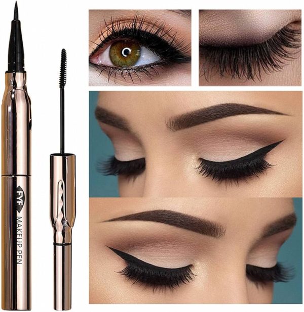 Mascara Thick Liquid Eyeliner Sweat Combination