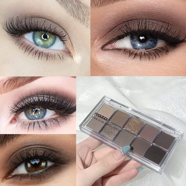 Matte Glitter Eye Shadow Pallet Makeup