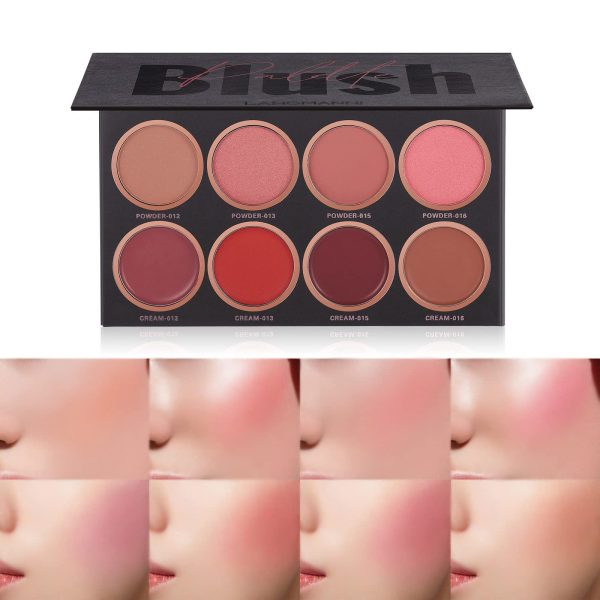 Matte Mineral Blush Powder Bright Shimmer Face Blush