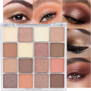Matte Shimmer Eye Makeup Palette Natural Colors