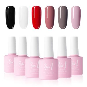 MAYCHAO One Step Gel Nail Polish Set 7.3ml Each Bottle