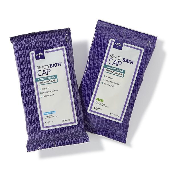 Medline ReadyBath Scented Rinse-Free Shampoo Cap with Conditioner