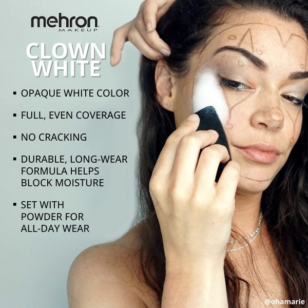 Mehron Makeup Clown White Professional Makeup