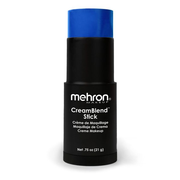 Mehron Makeup CreamBlend Stick (0.75 Ounce) (Blue)