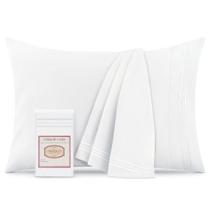 Mellanni King Size Pillow Cases 2 Pack