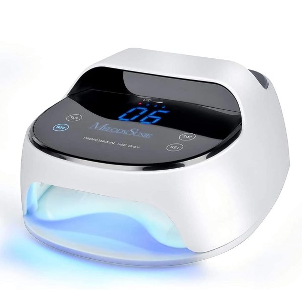 MelodySusie Rechargeable Cordless UV LED Nail Lamp with High Capacity Battery