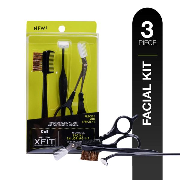 Men's Beard & Facial Tailoring Kit By Kai Xfit, professional face Grooming