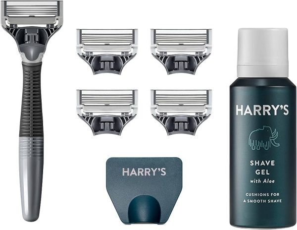 Men's Razor Set with 5 Razor Blade Refills