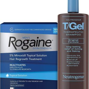 Men's Rogaine Extra Strength 5% Minoxidil Topical Solution for Hair Loss