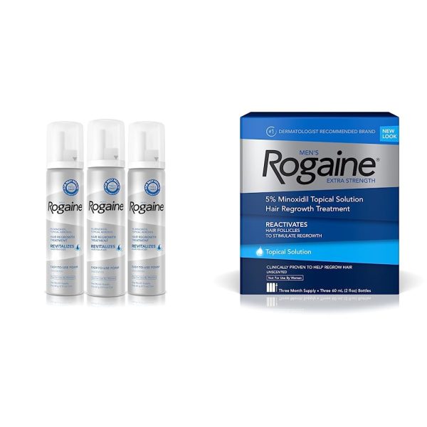 Men's Rogaine Foam-Rogaine Hair Regrowth Treatment