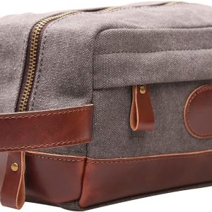 Mens Toiletry Bag,Lanivas Luxury Overnight Bag Vintage Groomsmen Gift