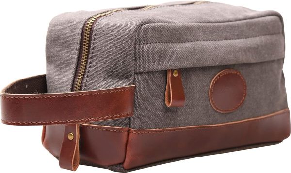 Mens Toiletry Bag,Lanivas Luxury Overnight Bag Vintage Groomsmen Gift