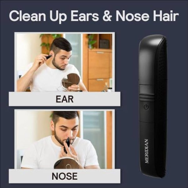 Meridian Point Water Resistant Ear Nose Hair Trimmer