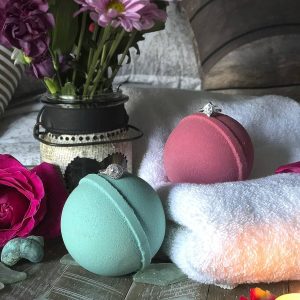 Mermaid Love Potion Bath Bombs Gift Set of 2 with Size 8 Ring Surprise