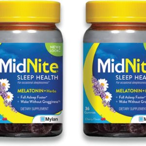 MidNite Drug-Free Sleep Aid, Chewable Tablets, Cherry Flavored