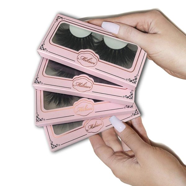 Mikiwi 25mm Mink Lashes, 4 Pack Lashes, Real Mink Lashes, Mink Eyelashes