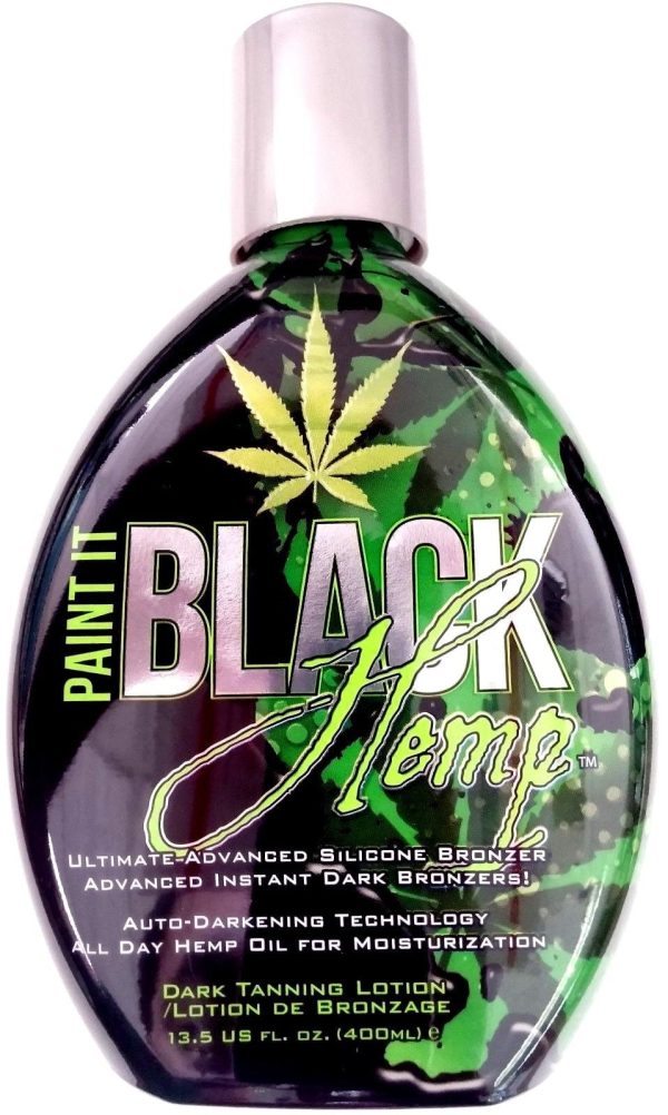 Millennium Tanning Products Paint It Black Hemp Bronzer Indoor Lotion