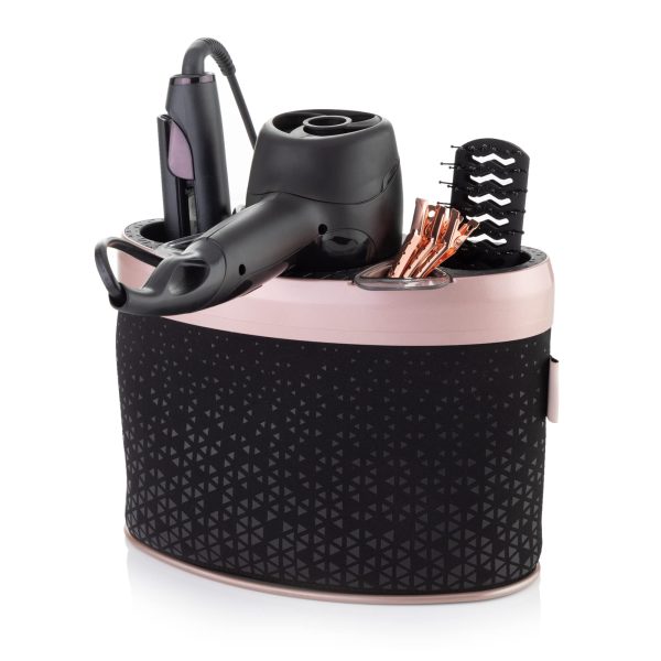 Minky Homecare Styling Dock Hair Tool Storage, Rose Gold