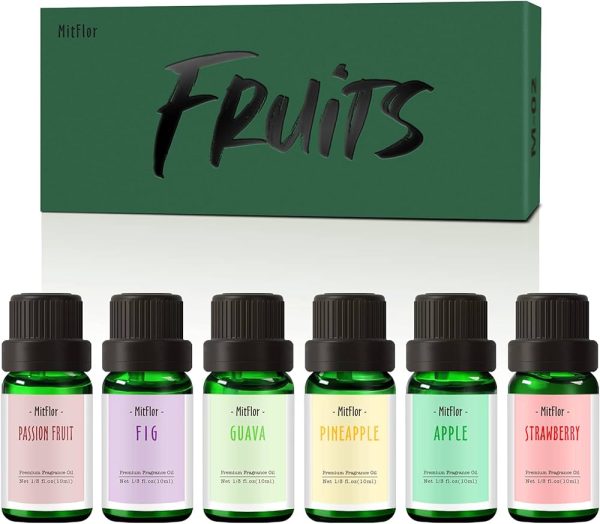MitFlor Premium Scented Oils, Fruity Essential Oils for Diffuser