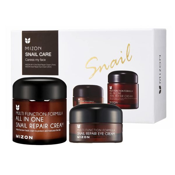 Mizon Korean Skin Care Gift Set: All in One Snail Repair Cream (75ml)