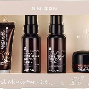 Mizon Snail Skincare Best Sellers Set - Mini Sized Snail Foam Cleanser