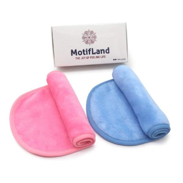 MotifLand Makeup Remover Cloth, Natural and Reusable Facial Cleansing Towel