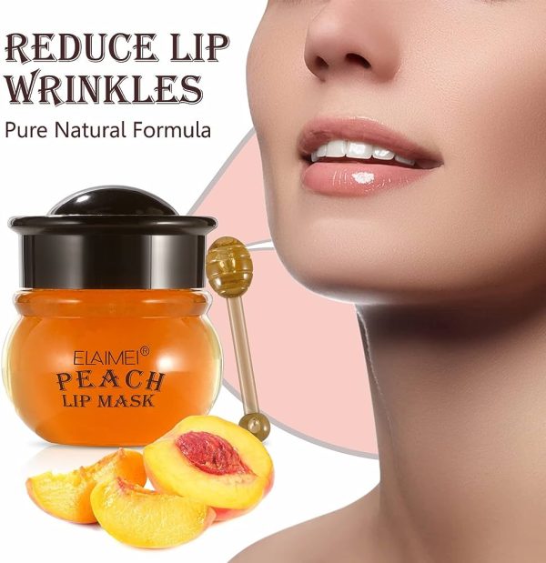 Moulis Lip Sleeping Mask, Peach Scrub