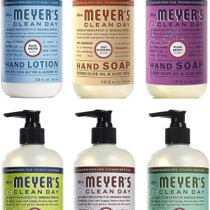 Mrs. Meyers Clean Day Liquid Hand Soap 6 Scent Variety Pack