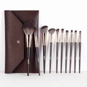 MSQ Makeup Brushes 10pcs Pro Makeup Brush Kit with Makeup Case