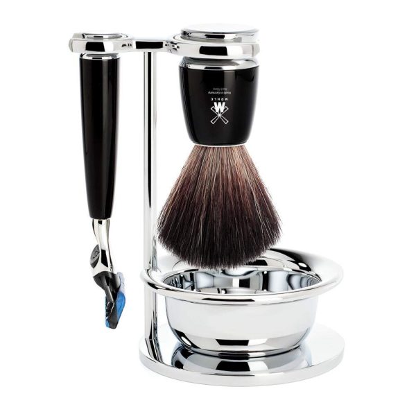 MÜHLE RYTMO 4-Piece Black Fiber 5-Blade Razor