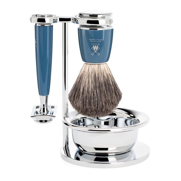 MÜHLE RYTMO 4-piece Pure Badger Double Edge Safety Razor