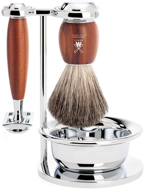 MÜHLE VIVO 4-piece Pure Badger Modern Safety Razor
