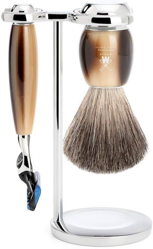 MÜHLE VIVO Brown Horn Resin 3-Piece