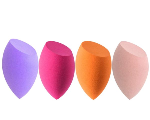 Multicolored Makeup Sponges for Application and Blending