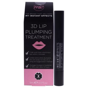 Instant Results 3D Lip Plumping Therapy - Clear Lip Enhancer for Plumper Lips in Seconds - Hydrating Formula for Lasting Volume and Youthful Definition - 0.17 Oz 💄