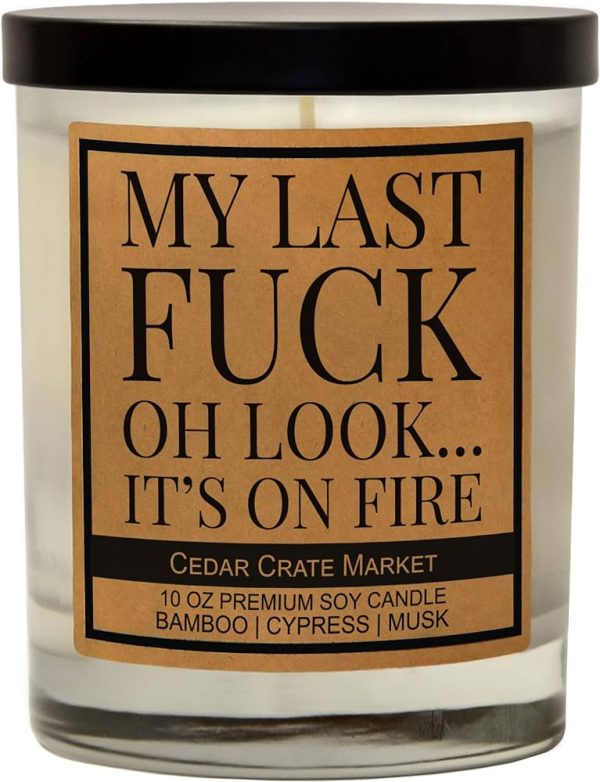 My Last F - Premium Scented Funny Candles