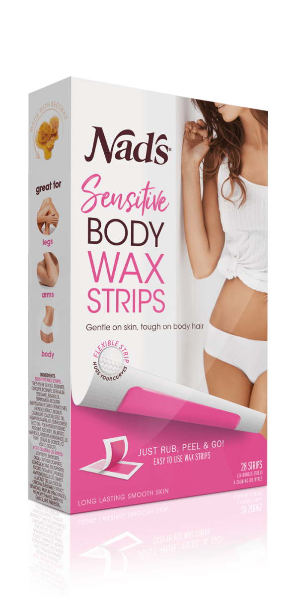 Nad's Body Wax Strips Hair Removal For Women