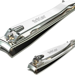Nail Clippers Set - Professional Stainless Steel Fingernail & Toenail Clipper