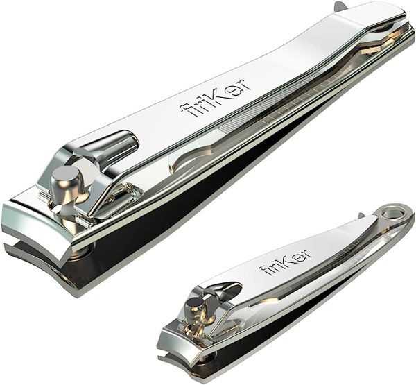 Nail Clippers Set - Professional Stainless Steel Fingernail & Toenail Clipper