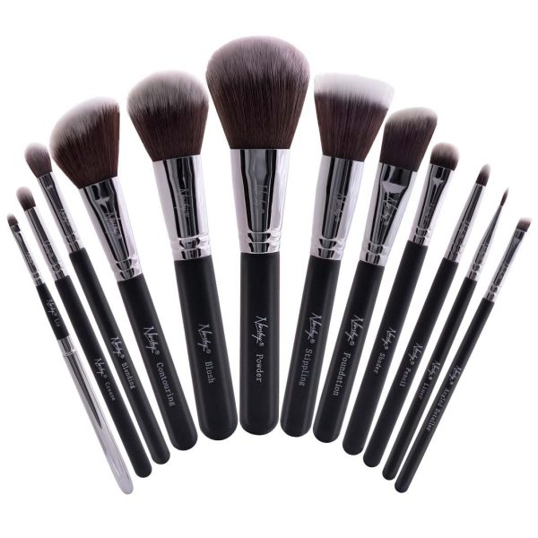 Nanshy Necessities Collection Makeup Brush Set with Bag High End Luxury