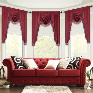 NAPEARL Window Valances for Living Room