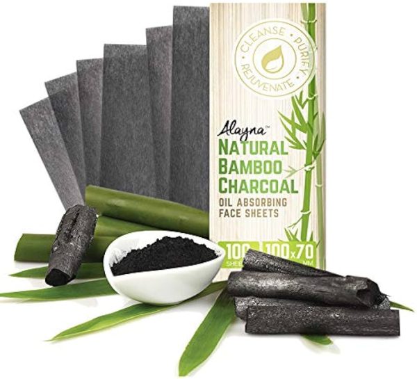 Natural Bamboo Charcoal Oil Absorbing Tissues