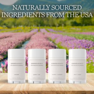 Stay Fresh All Day with Underarmed Natural Deodorant Aluminum-Free (That Works) in Citrus/Juniper