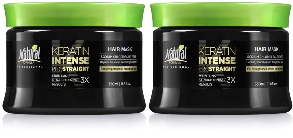 Natural Formula Keratin Intense Repair Hair Mask – Keratin Infused Straightening