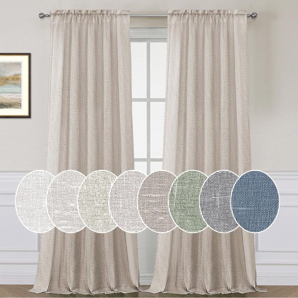 Natural Linen Blended Curtains Energy